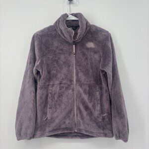 The North Face Osito Fleece Jacket Purple Girls Size Large 14/16 Soft Zip Up
